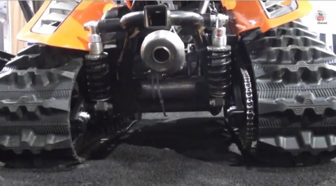 Dtv vehicule de sport a double chenilles tout terrain 