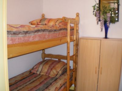 bordure mer pavillonpour 4/5pers avec terrasse fermée 