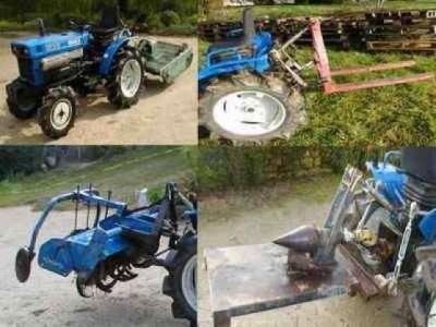 Donne mon micro tracteur 4X4 iseki TX1510