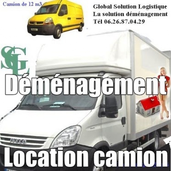 Camion déménagement 0626870429