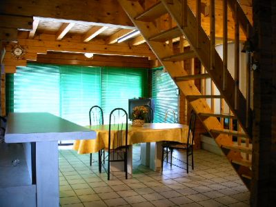 CHALET FINLANDAIS 7 couch PISCINE PRIVEE SOULAC SUR MER 