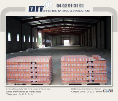 2A4I - Entrepôt à louer à Villecroze (83690). Var.