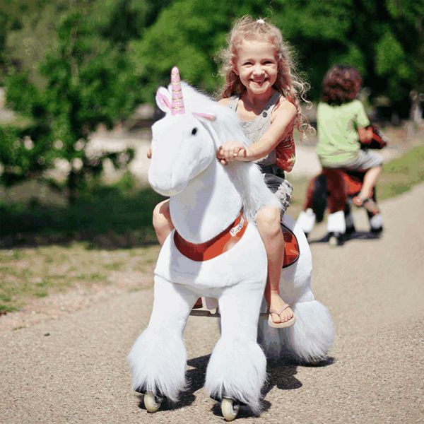 Cheval mecanique pour enfants  de 3 a 5 ans LICORNE