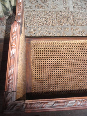 BANQUETTE LOUIS XVI CANNEE 2 PLACES