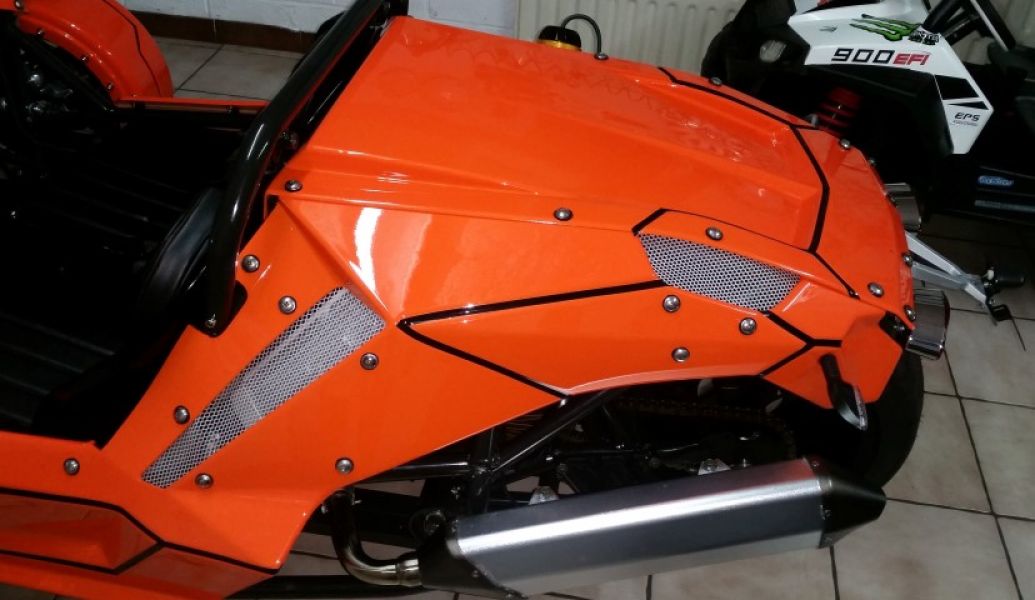 TRIKE ZTR 250cc roadster 4 vitesses + mar, couleur orange