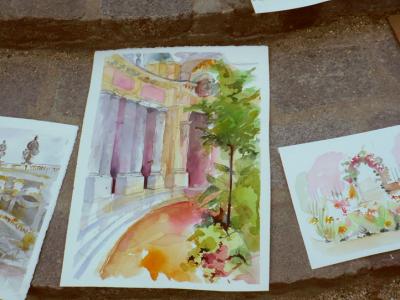 Cour de peinture à Paris