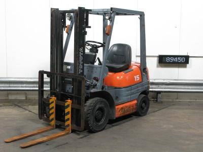 Chariot élévateur GAZ TOYOTA 6-FG-15/ DUPLEX 3M