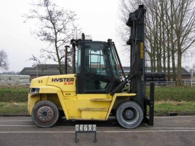 Chariot élévateur DIESEL HYSTER H8.00XM/ DUPLEX 5.33M