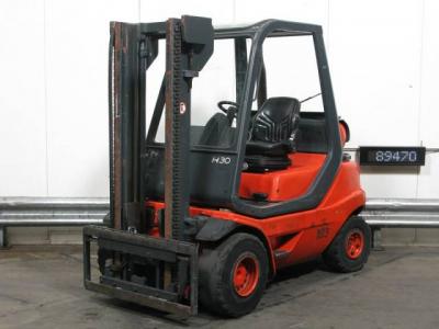 Chariot élévateur GAZ FENWICK H30T-03/ DUPLEX 3.20M