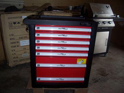 servante d'outils 7 etages avec outils