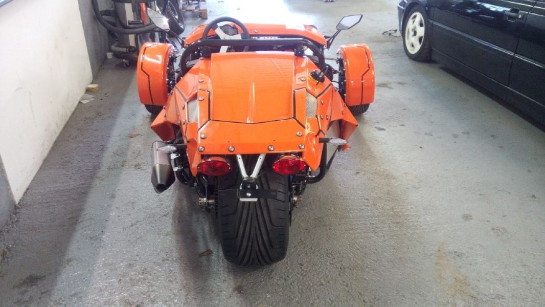 TRIKE ZTR 250cc roadster 4 vitesses + mar, couleur orange