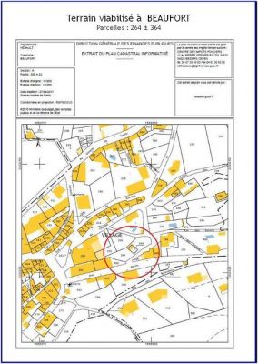 Terrain à bâtir à Beaufort