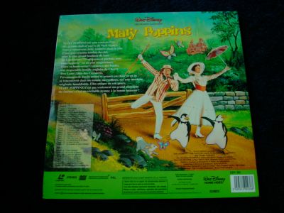 MARY POPPINS EN LASER-DISC.