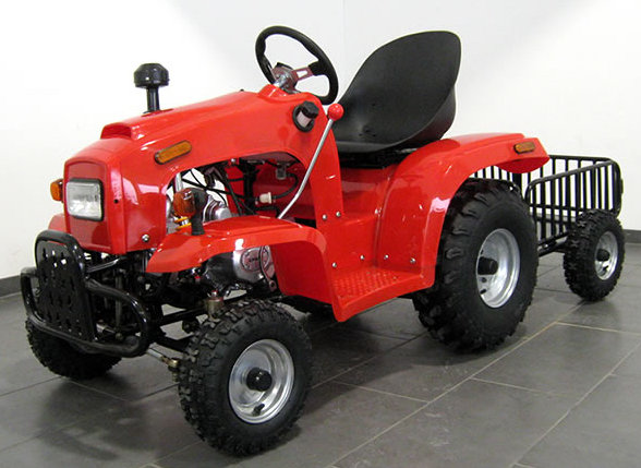 Tracteur 110 cc avec remorque et vitesses automatique + mar