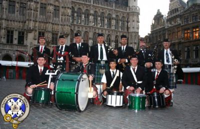 Joueurs de cornemuses Ecossaise ( The Pipes, Drums & Bikes Pipe Band )