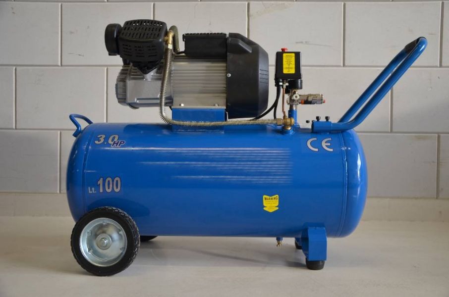 COMPRESSEUR 100L TA 356  220V semi pro