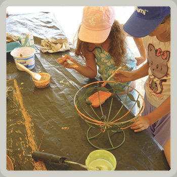 Ateliers de recyclage artistique enfants de 7 à 12 ans