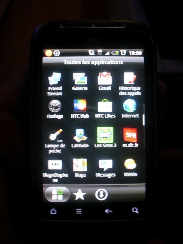 Htc wildfire gris