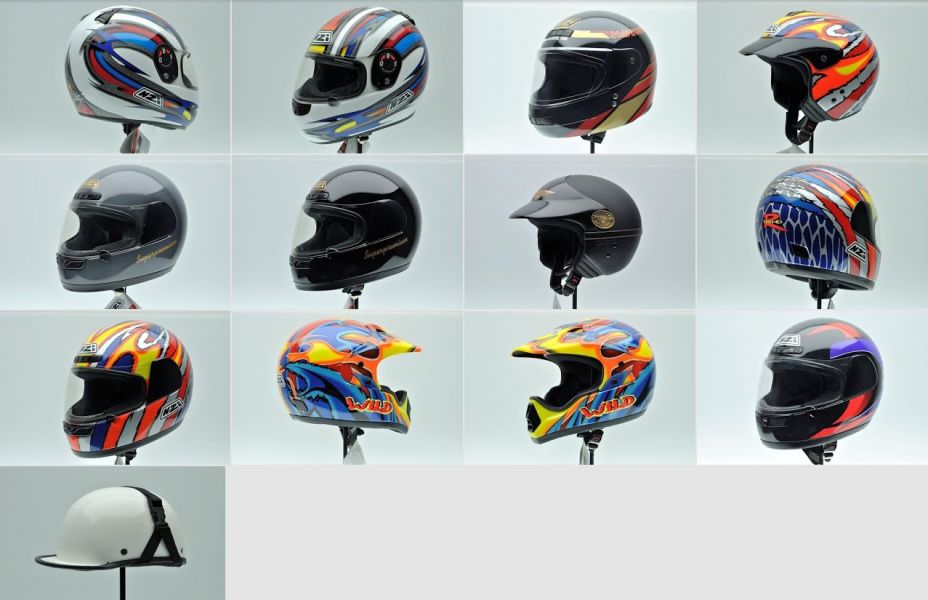 Lot de 2.865 casques moto de qualité