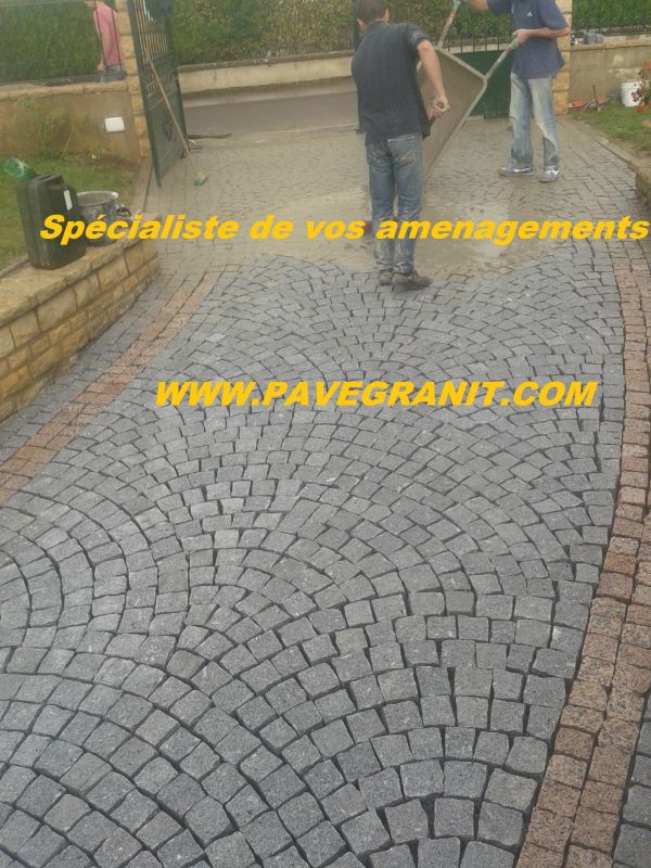 Granit pavés 
