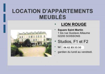 Appartements meublés à Soissons