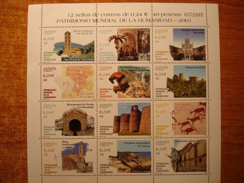 Sellos nuevos de curso legal por debajo de su valor