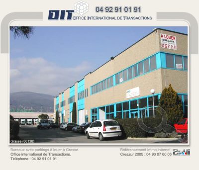 2A4I - Bureaux et locaux à louer à Grasse (06130).