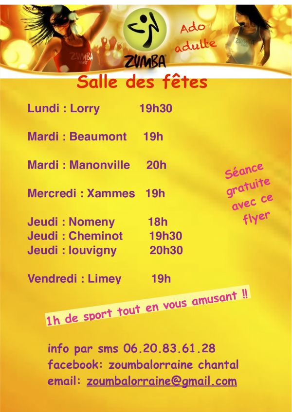 Zumba pont a mousson