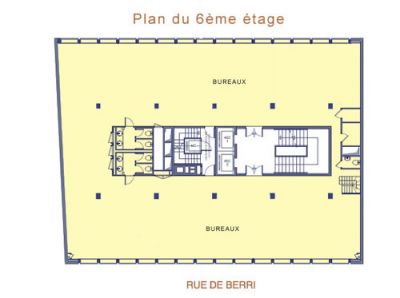 Duplex grand standing - Bureaux 622m2 quartier Champs Elysées - Très bon état - location 380 000 an