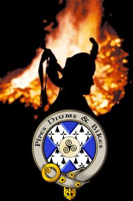 Joueurs de cornemuses Ecossaise ( The Pipes, Drums & Bikes Pipe Band )