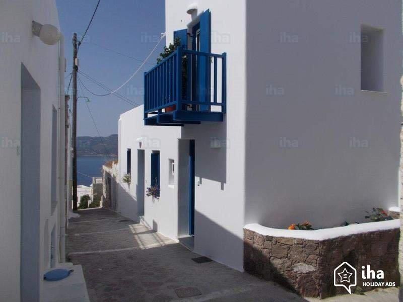 Greece Cyclades island of Milos rent apartment, studio, villa