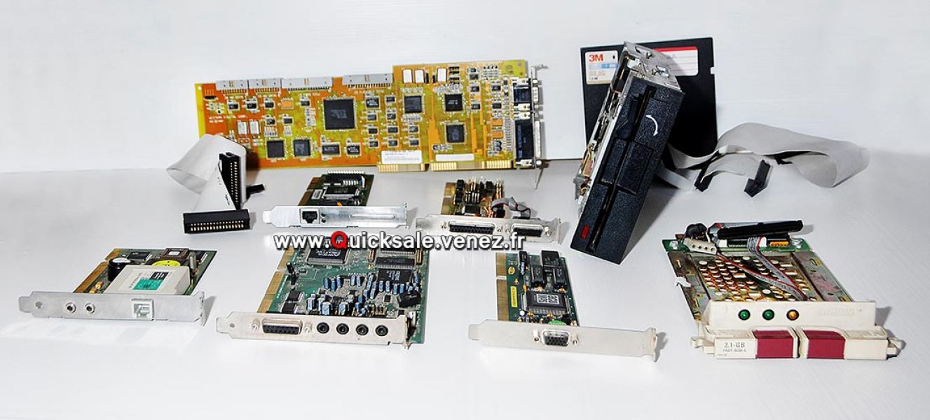 Pièces informatiques (rare) pour PC 8086, 186, 286, 386, 486 etc...