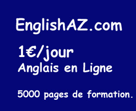 Cours d’anglais chez EnglishAZ.com   1€/jour