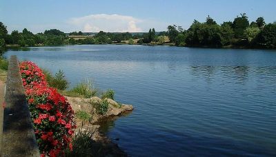 Chalet en Bourgogne du sud au bord d'un lac avec plage