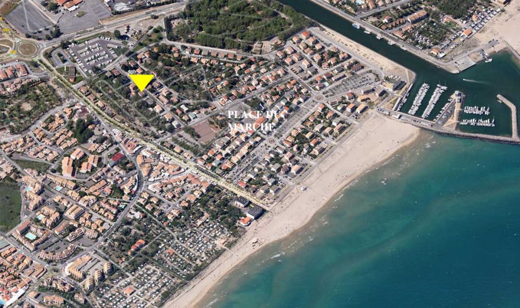 T2 vieux marseillan plage - MER à 5mn à pied