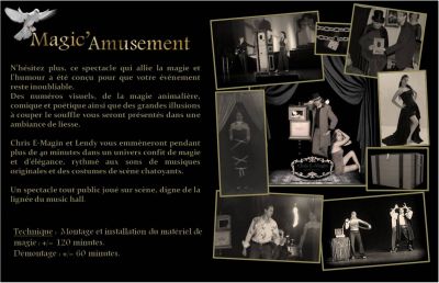 Magicien : Chris E-Magin (Animations - Spectacles de Magie)