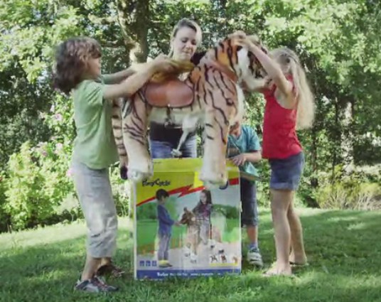 Cheval mecanique pour enfants  de 3 a 5 ans LICORNE