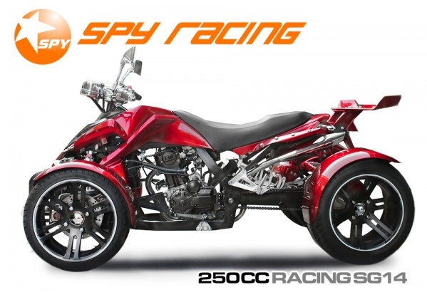 Quad 250cc spy racing CEE   euro 4
