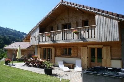 Chalet avec jacuzzi à saint Gervais