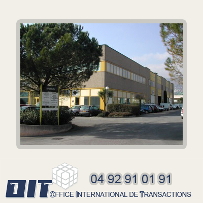 2a4i - Location - Locaux artisanaux 308 m²  à louer - Plan de Grasse (06130). Alpes maritimes.