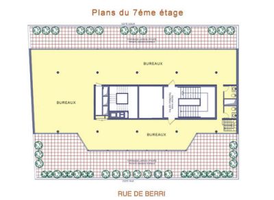 Duplex grand standing - Bureaux 622m2 quartier Champs Elysées - Très bon état - location 380 000 an