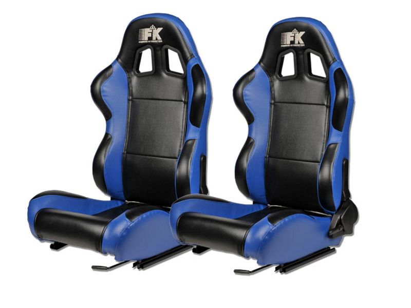 Siège Sport  Boston (gauche+droit) Noir-Rouge UNIVERSELS 