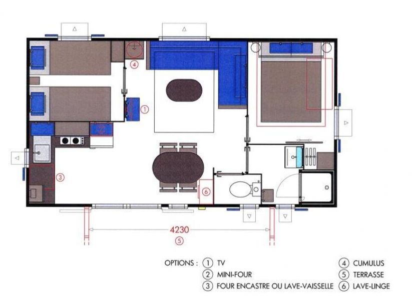 Location mobilhome neuf semaine weekend