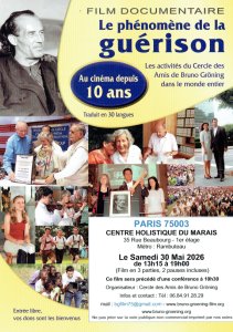 Un succès sans précédent Film documentaire : LE PHENOMENE DE LA GUERISON